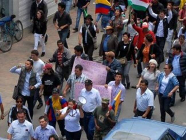 Marcha por la paz y la reconciliación en el occidente de Boyacá