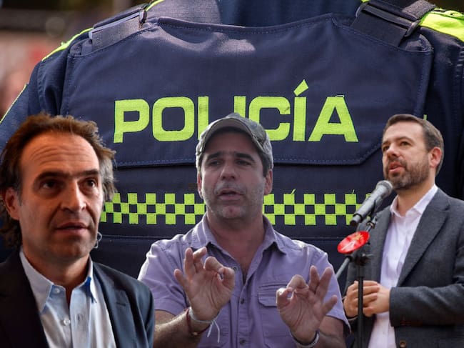 Imagen de referencia. Policía Nacional: Getty Images - Federico Gutiérrez Getty Images / Alejandro Char: Colprensa - Carlos Fernando Galán: Colprensa.
