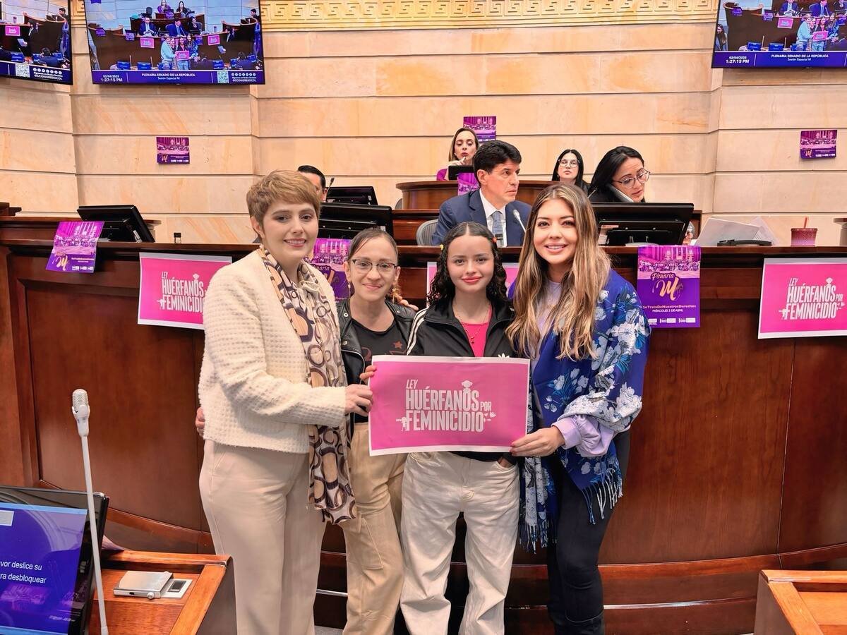 Senado aprobó en último debate la ley de huérfanos por feminicidio