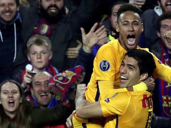 Neymar y Luis Suárez