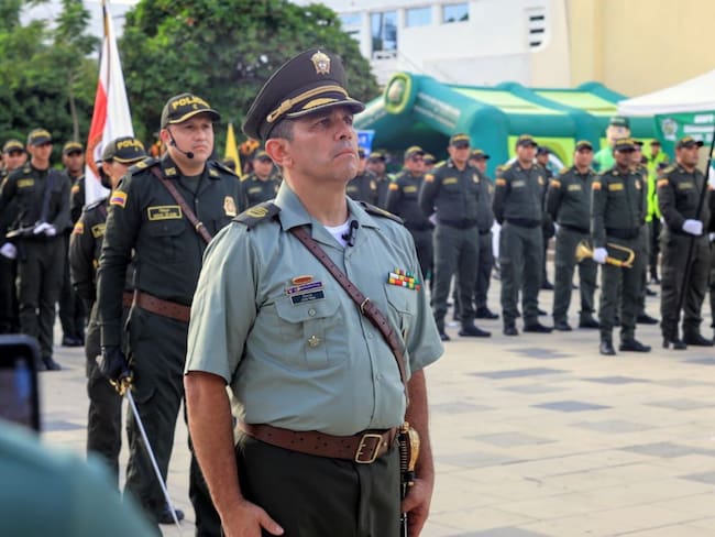Coronel John Peña, nuevo comandante de la Policía del Atlántico