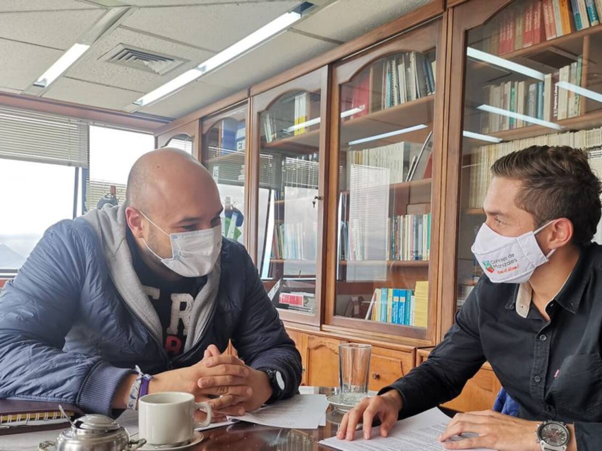 Concejal de Manizales acompaña a comerciantes de Colonizadores en Chipre