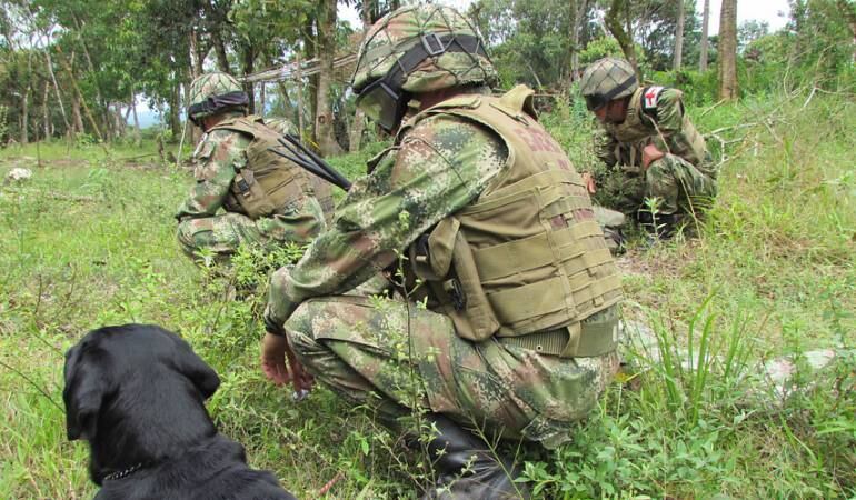 Foto de archivo de una operación del Ejército.