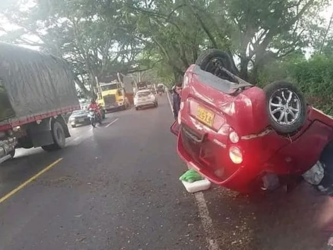 Ocurrido en el sector conocido como la Sardinata. Foto Redes Sociales.