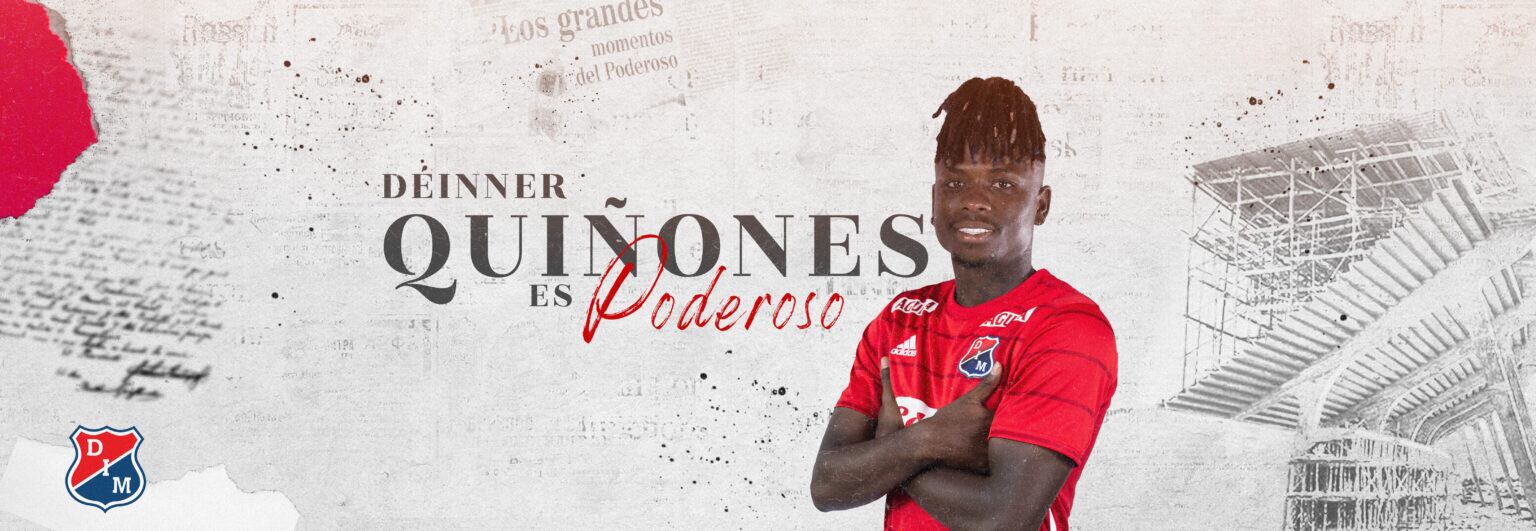 Déinner Quiñones, nuevo jugador del Medellín / dimoficial.com
