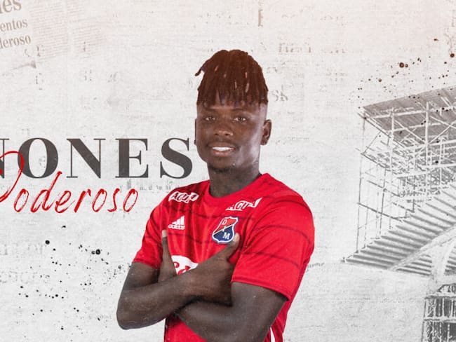 Déinner Quiñones, nuevo jugador del Medellín / dimoficial.com