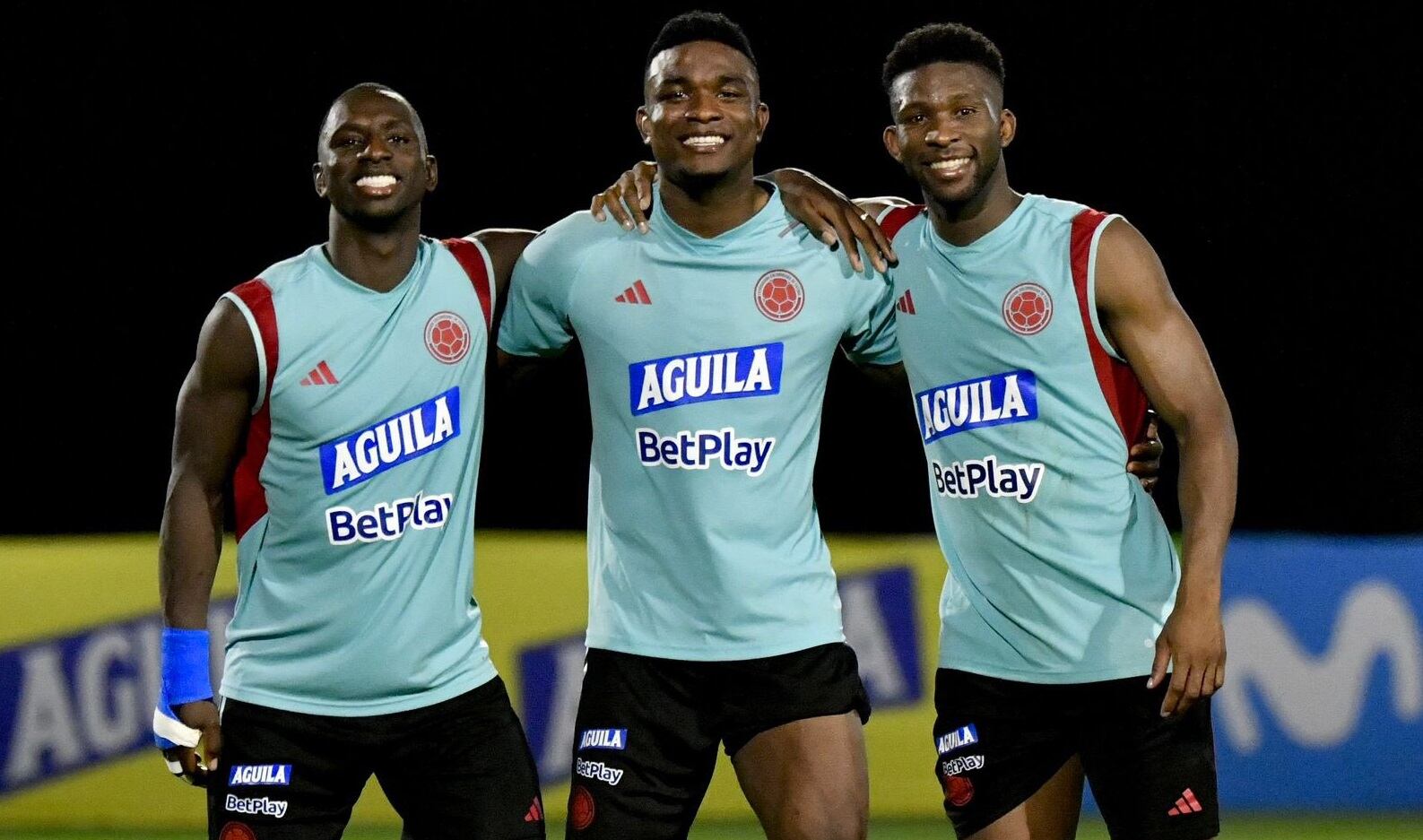 Deiver Machado, Jhon Córdoba y Jefferson Lerma / FCF