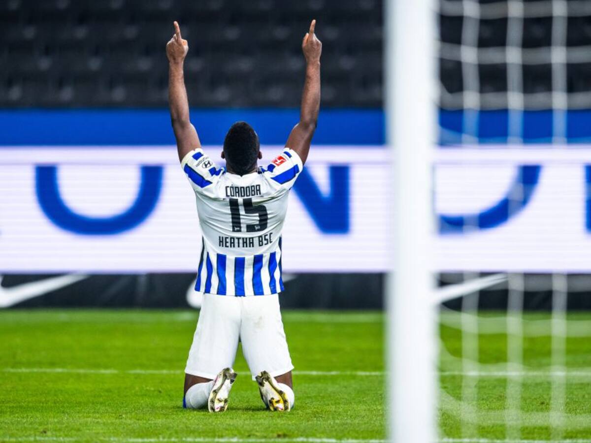 Jhon Córdoba volvió con gol al Hertha Berlín