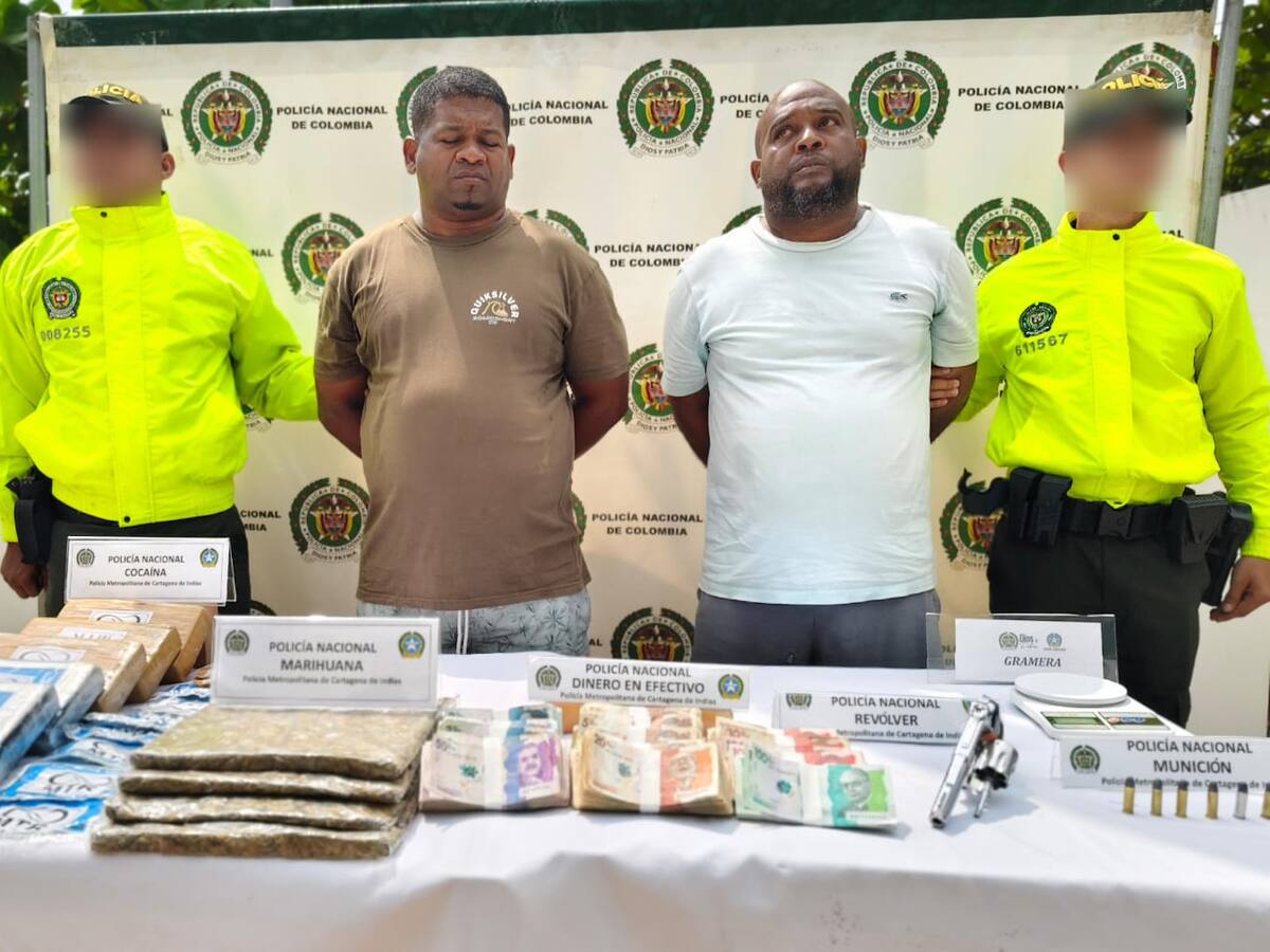 Capturados ‘El Barba’ y ‘El Viejo’, presuntos líderes de los ‘Salsas Nueva Generación’ en Cartagena