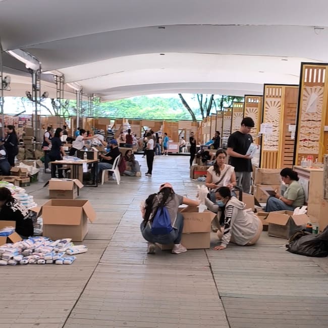 Centro de acopio de donaciones / Foto: Caracol Radio