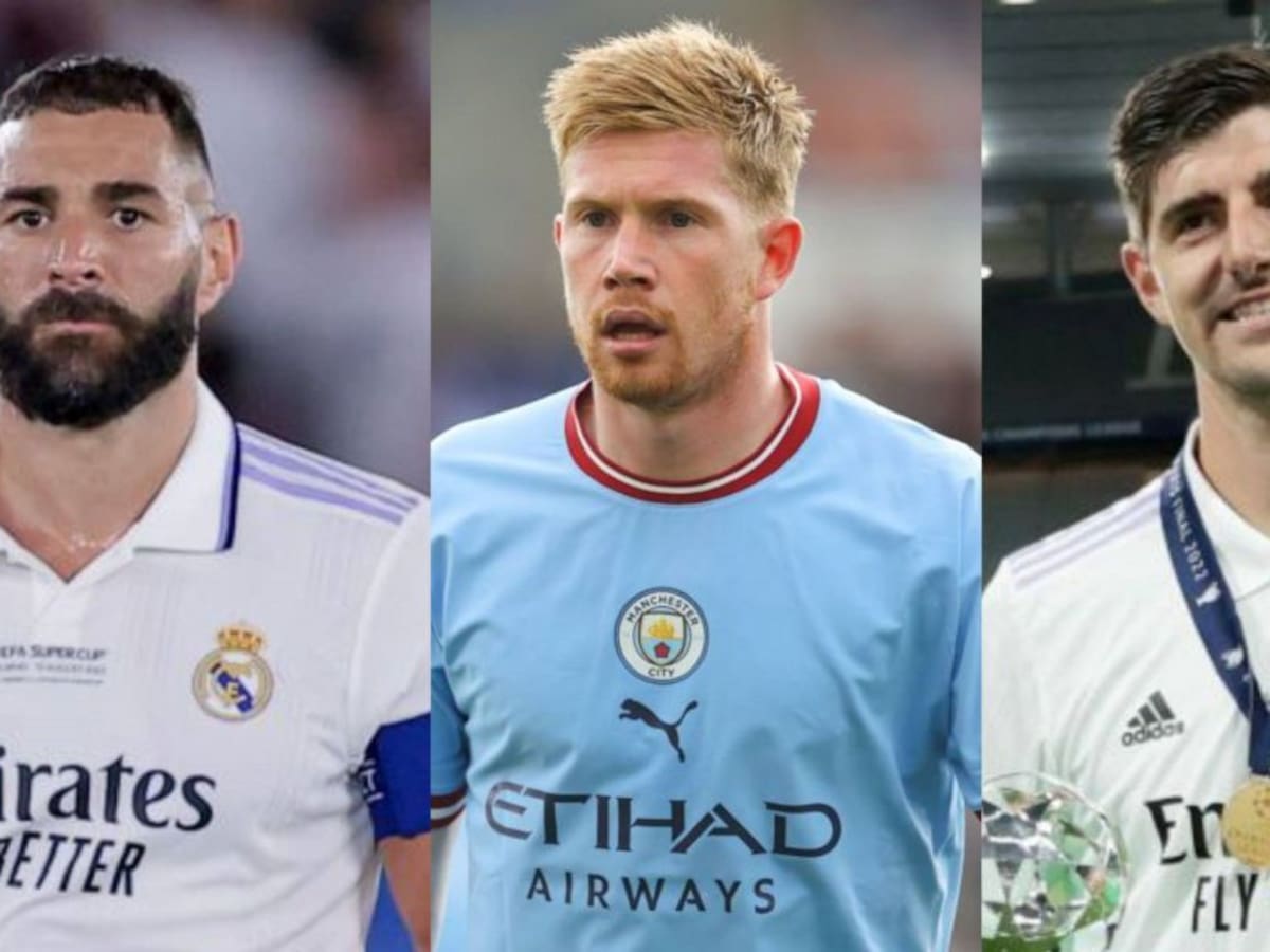 Benzema, Courtois y De Bruyne, nominados a Mejor Jugador de la UEFA