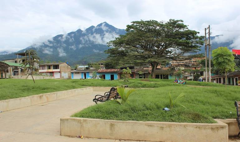 Corregimiento El Plateado, Argelia, en el sur del Cauca. 
