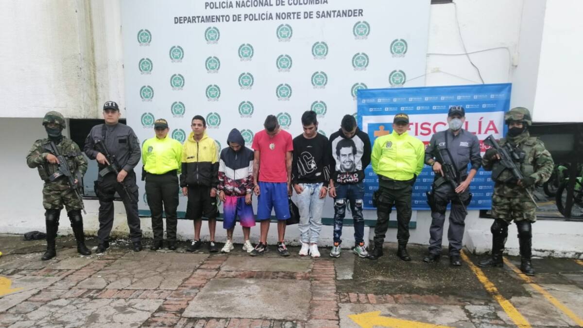 La policía en Norte de Santander capturó a "Los Panas" en Ocaña