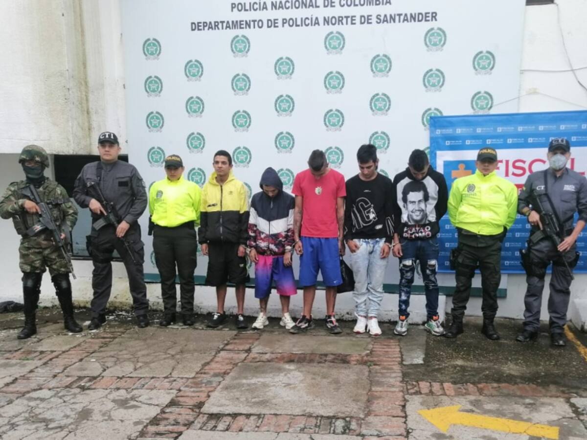 La policía en Norte de Santander capturó a "Los Panas" en Ocaña