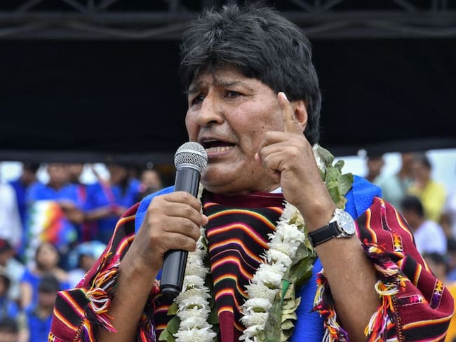 Evo Morales / Aizar RALDES / AFP) (Photo by AIZAR RALDES/AFP via Getty Images)