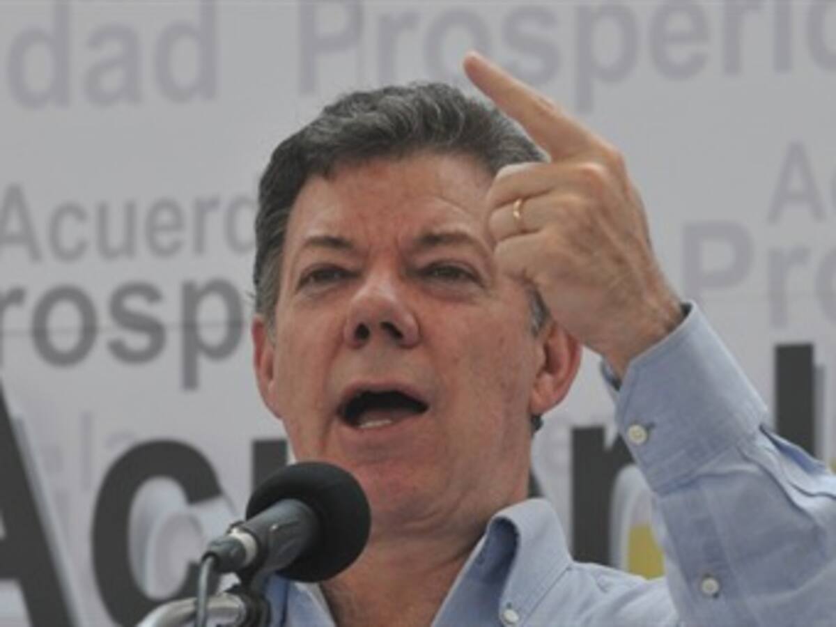 Presidente Santos lanza alerta por intención de las Farc para sabotear elecciones