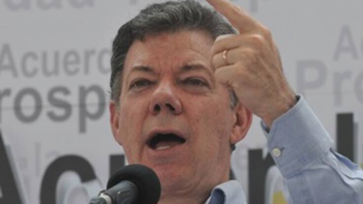 Presidente Santos lanza alerta por intención de las Farc para sabotear elecciones