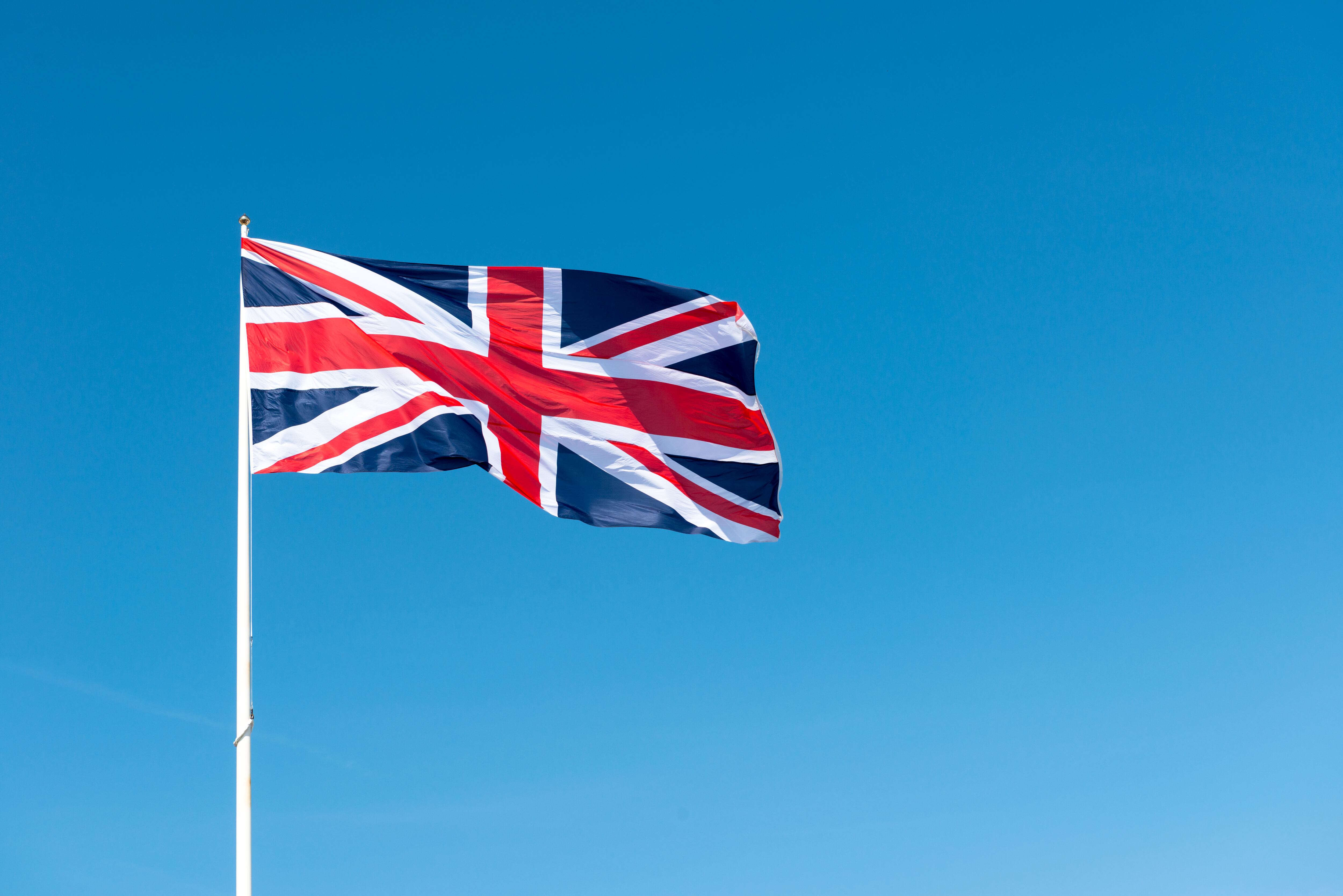 Bandera del Reino Unido. FOTO: Tim Grist Photography via Getty Images