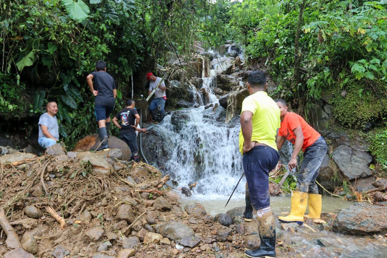 Emergencias por lluvias en Nariño. Foto:  Gobernación de Nariño