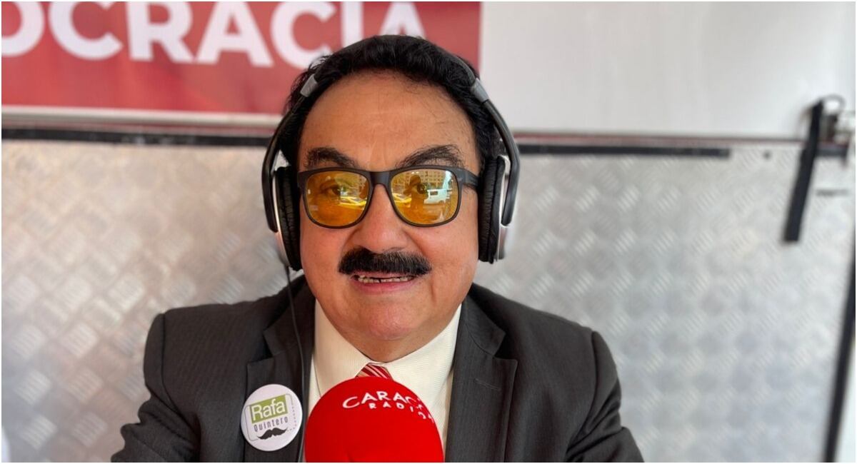 Rafael Quintero en el Carrito de la Democracia