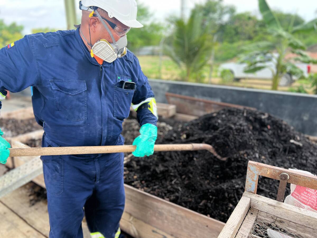 Ecopetrol produjo 100 toneladas de abono para restaurar zonas operativas en Meta y Cartagena
