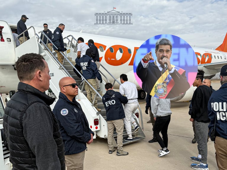 El chavismo acordó con la Casa Blanca reanudar los vuelos de repatriación en medio de tensiones por el aumento de expulsiones de venezolanos por decisión de Donald Trump.
 (Creditos: Casa Blanca / Getty Images)