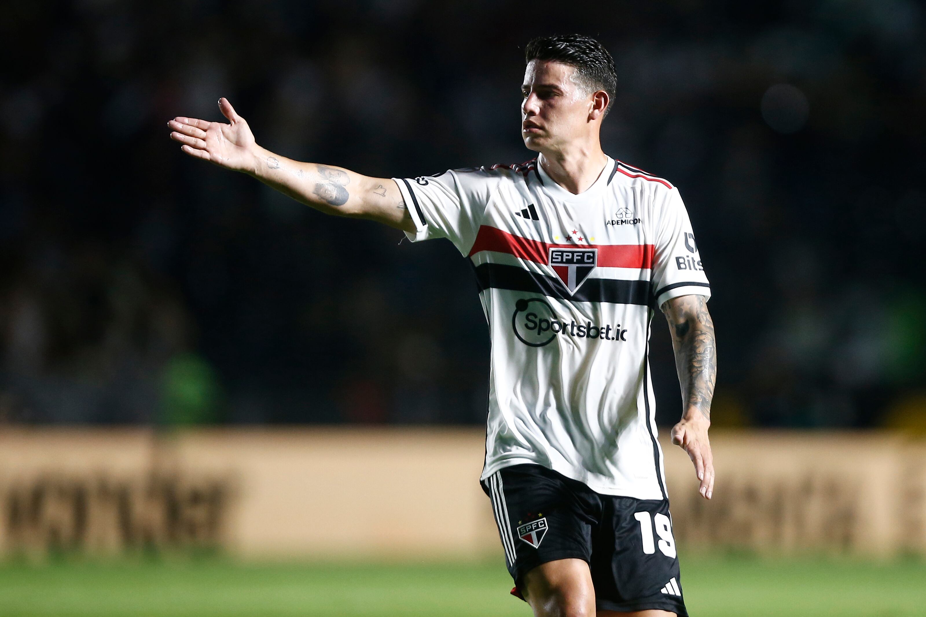 James Rodríguez con Sao Paulo | Foto: Wagner Meier/Getty Images