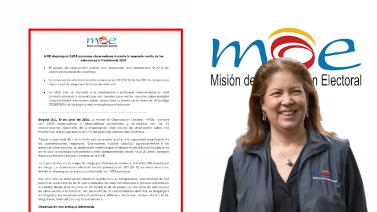 MOE desplegará más de 2.600 observadores para vigilar la segunda vuelta presidencial del 21 de junio