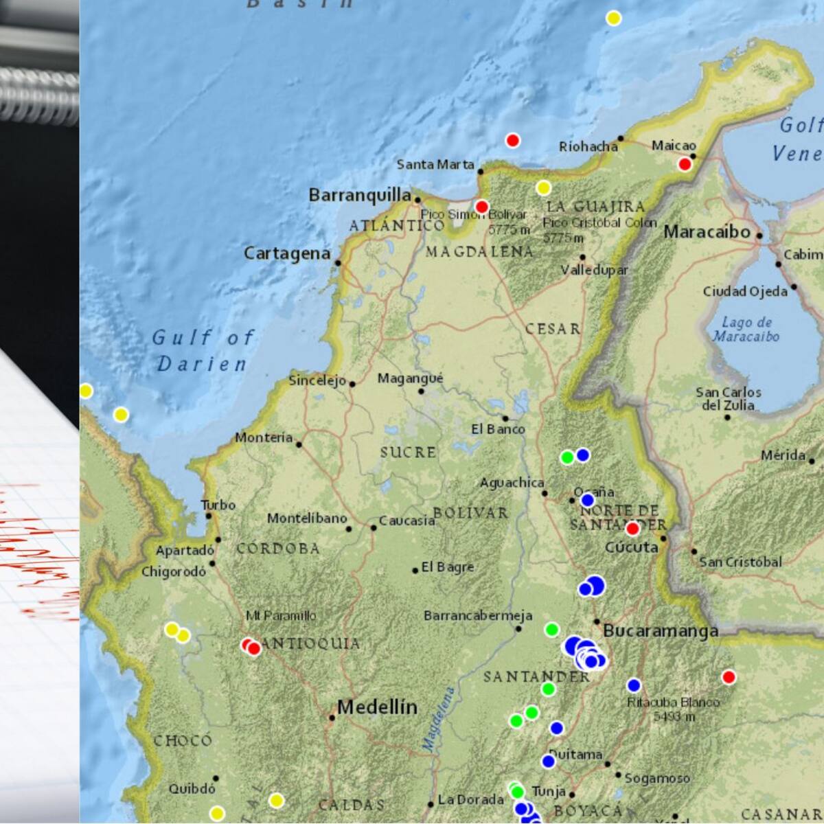 Temblor HOY 21 de diciembre en Colombia: epicentro, magnitud y zonas afectadas