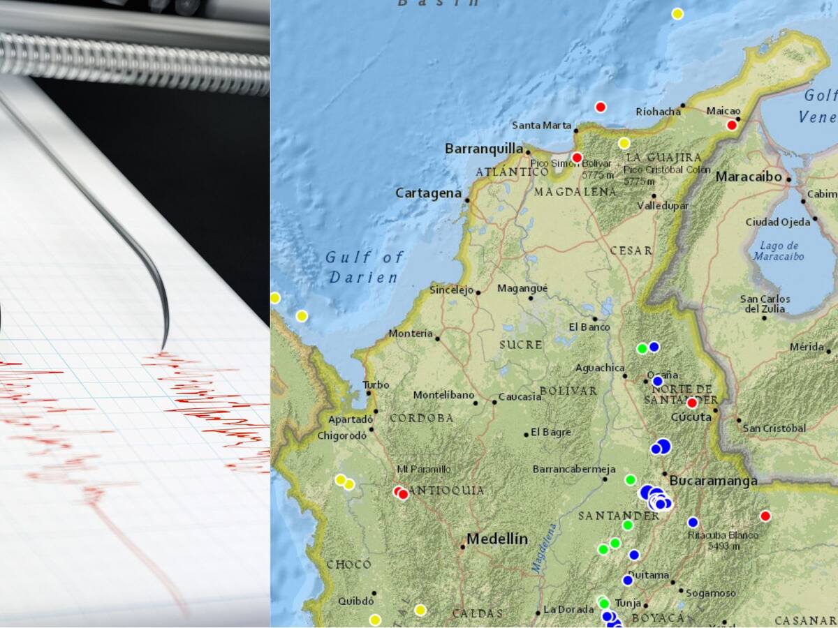 Temblor HOY 21 de diciembre en Colombia: epicentro, magnitud y zonas afectadas