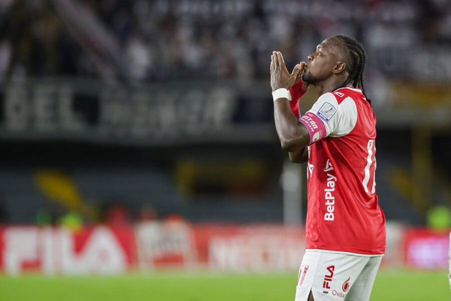 Hugo Rodallega, delantero de Independiente Santa Fe / Colprensa