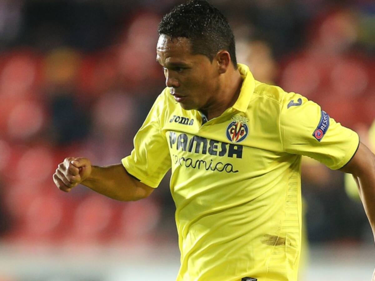 Carlos Bacca fue titular en el empate de Villarreal ante Valencia