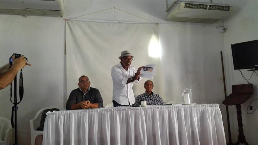 Medardo Hernández Baldiris, presidente del Sindicato Único de Educadores de Bolívar (Sudeb). Foto: Antonio Canchila García