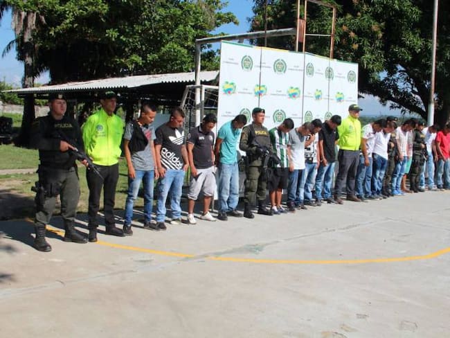 Caen 17 delincuentes que usaban niños para traficar drogas y realizar asesinatos en Puerto Boyacá