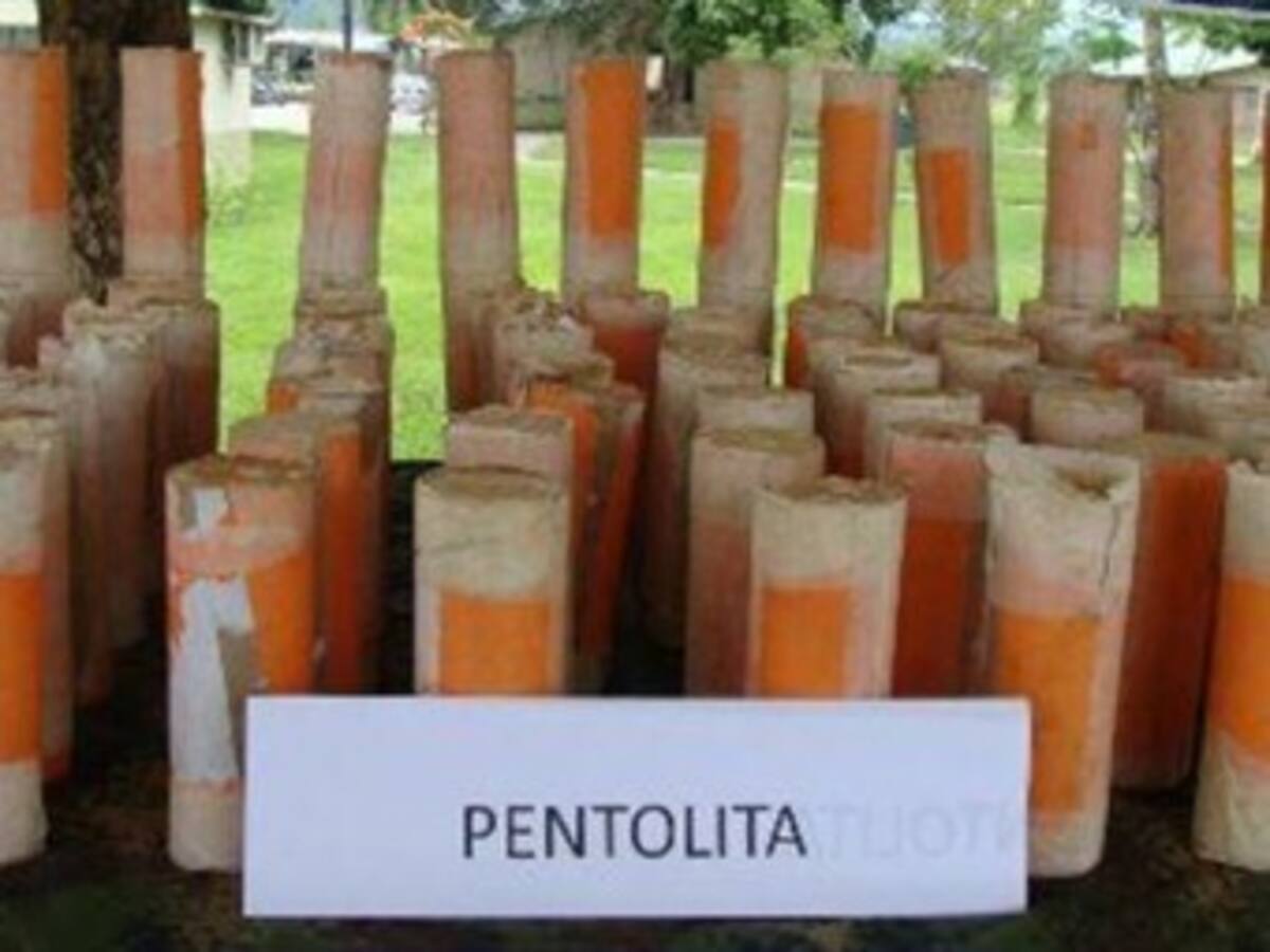 Hallan más de 300 kilos de explosivos en Neiva