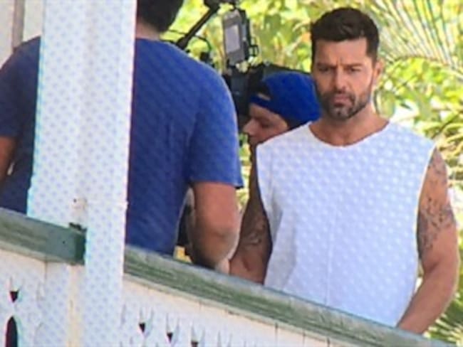Ricky Martín rueda vídeo de "La Mordidita" en Cartagena