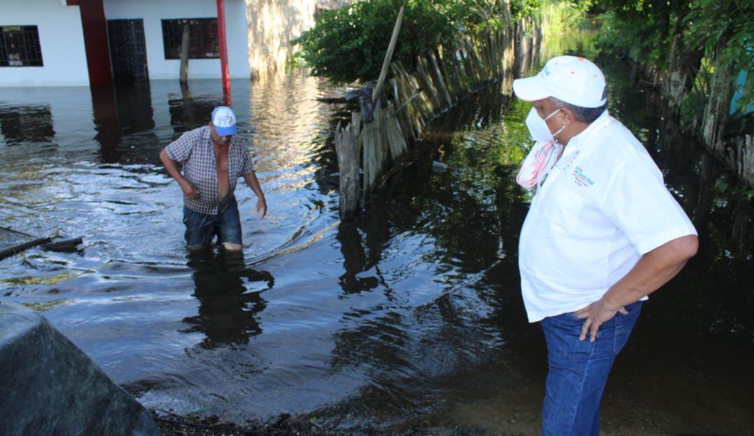 De acuerdo con el alcalde Cadrazco, hasta ahora su municipio no ha recibido ayuda del Gobierno Nacional 
