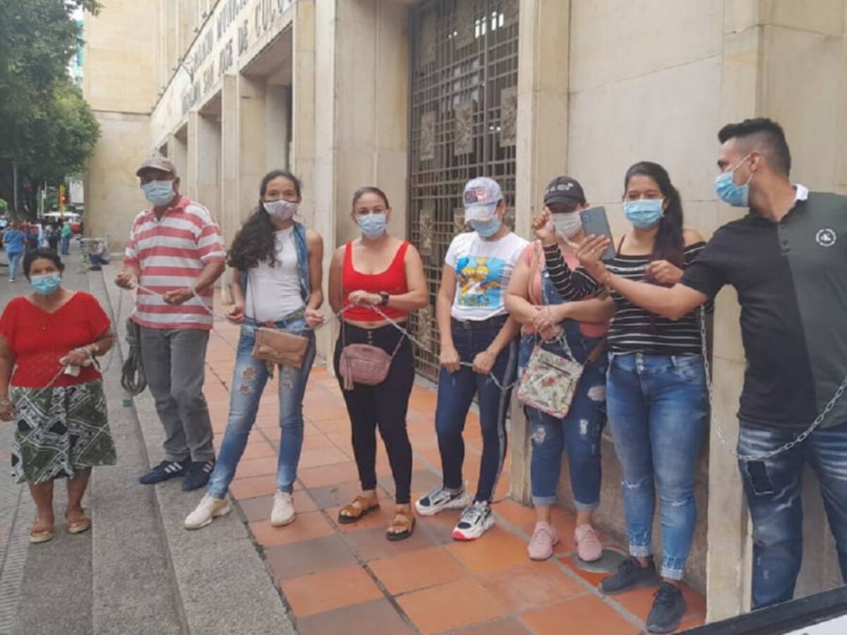 Habitantes de la primavera protestan por problemas sanitarios
