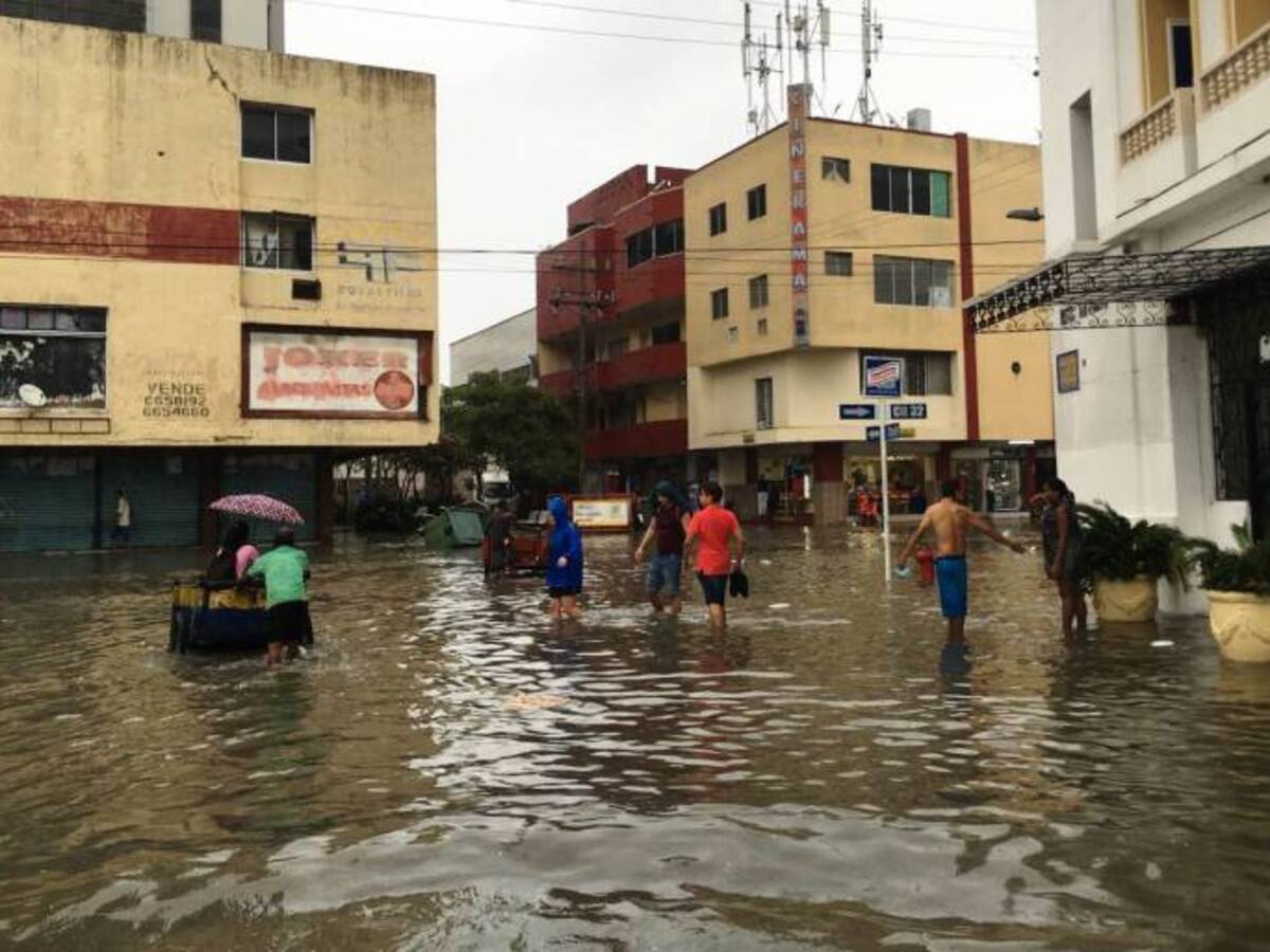 Alerta de emergencia por fuerte lluvias en el departamento de Bolívar