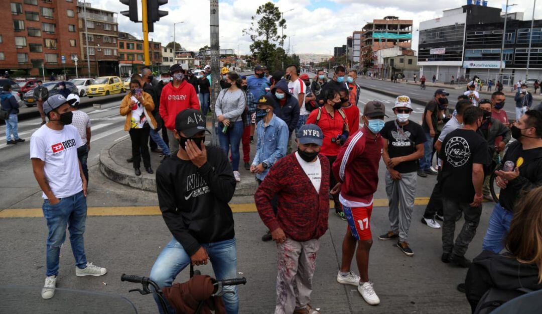 Manifestaciones en Bogotá