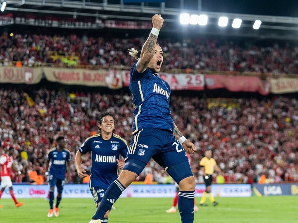 Leonardo Castro, delantero de Millonarios / @MillosFCoficial