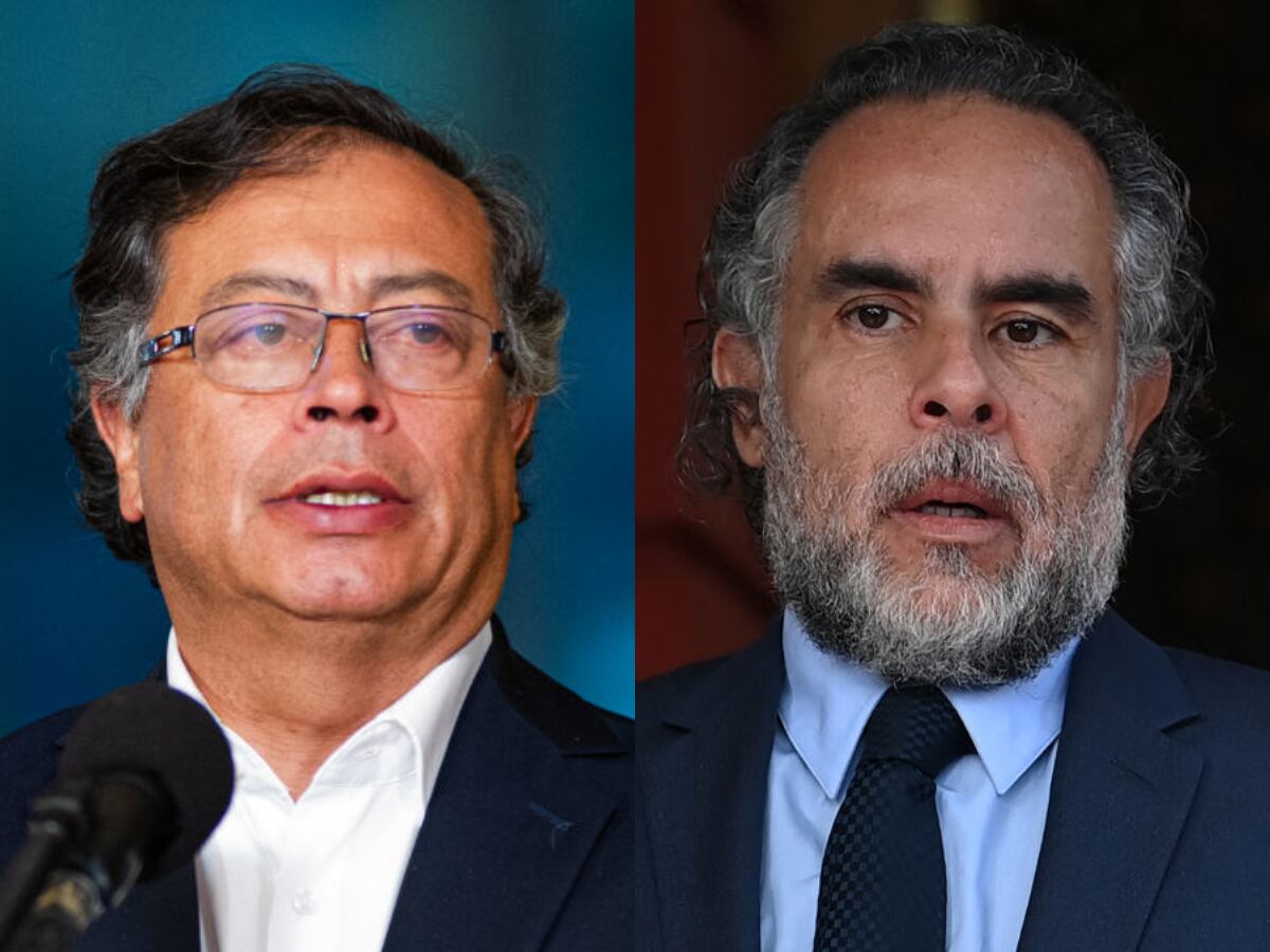 Gustavo Petro y Armando Benedetti. Foto: Getty Images / Sebastián Barros y Yuri Cortéz