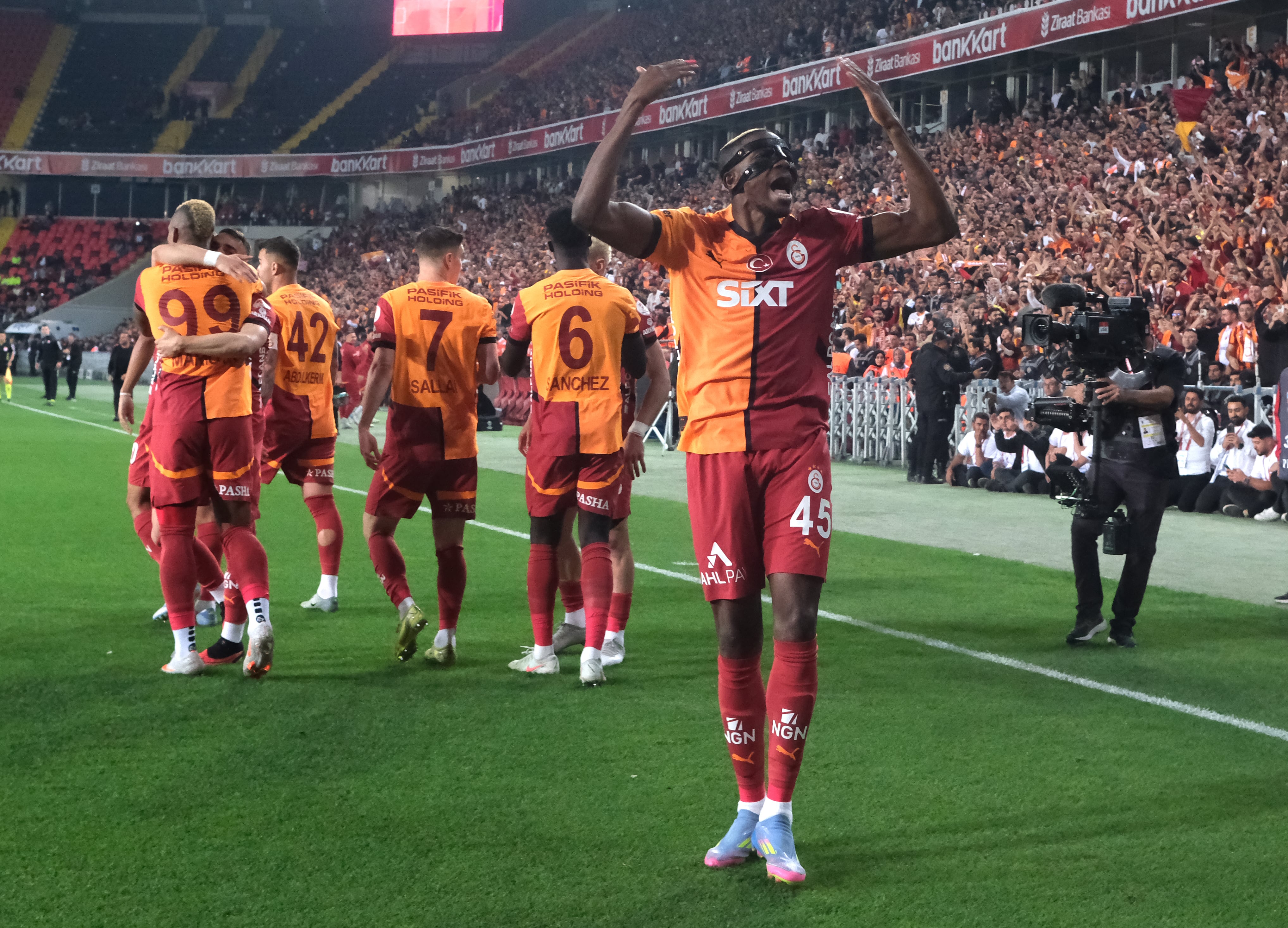 Galatasaray se consagró campeón de la Copa de Turquía. (Photo by Evrim Aydin/Anadolu via Getty Images)