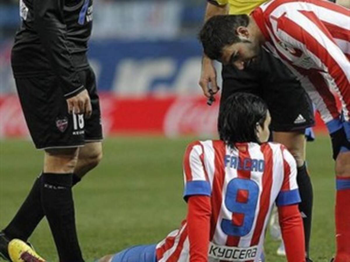 Falcao estaría por lo menos diez días fuera de las canchas
