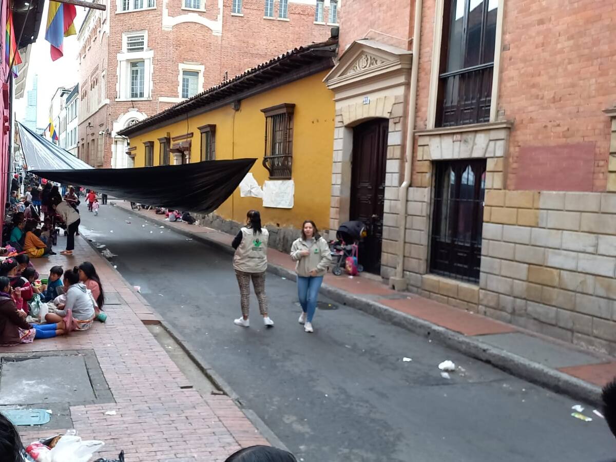 Protestas de la comunidad Embera afectan a comerciantes de La Candelaria, en Bogotá