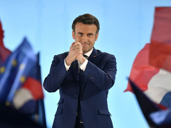 De acuerdo a datos preliminares, Emmanuel Macron sería reelegido