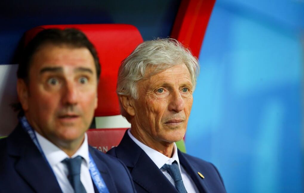 José Néstor Lorenzo y Néstor Lorenzo durante el Mundial 2018 / Getty Images