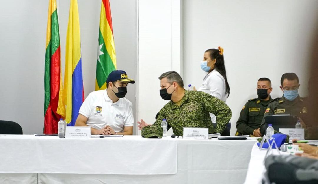 Se realizó un consejo de seguridad con el fin de tratar el supuesto paro armado del ELN entre los días 14 hasta el 17 de febrero.