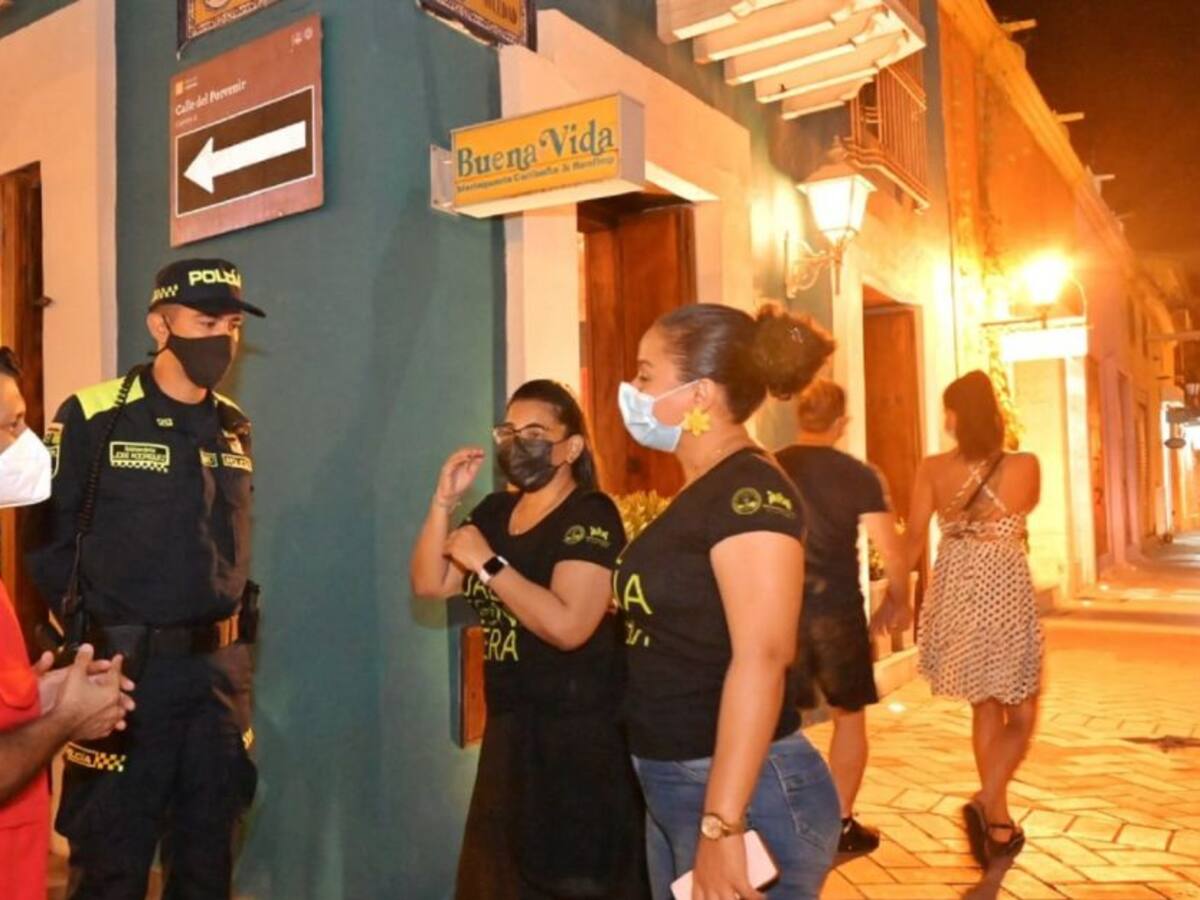 Seguirán los controles en el centro histórico de Cartagena