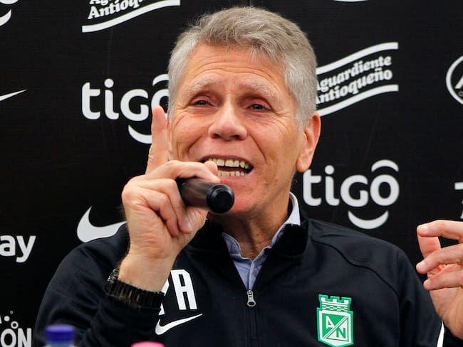 Paulo Autuori, entrenador de Atlético Nacional. (Photo by FREDY BUILES / AFP) (Photo by FREDY BUILES/AFP via Getty Images)